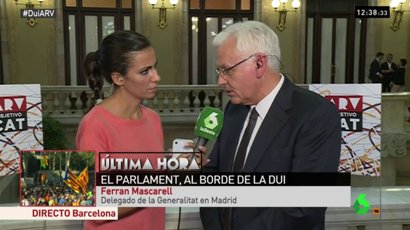 El delegado de la Generalitat en Madrid, Ferran Mascarell