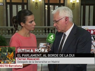 El delegado de la Generalitat en Madrid, Ferran Mascarell El delegado de la Generalitat en Madrid, Ferran Mascarell