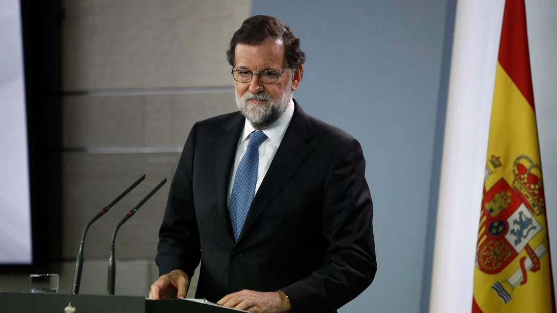 Mariano Rajoy tras el consejo de ministros extraordinario