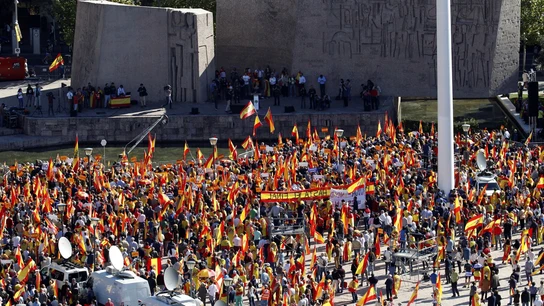 Manifestación por la unidad de España en Colón Manifestación por la unidad de España en Colón