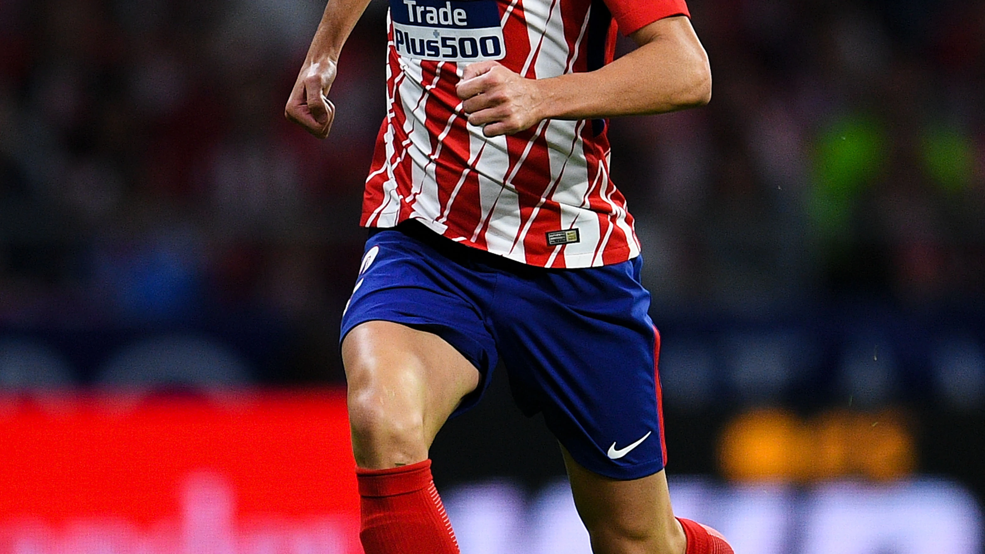 Godín, durante un partido con el Atlético de Madrid