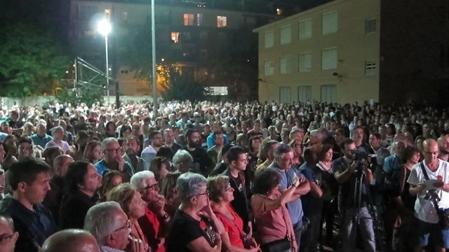 Manifestación a favor del soterramiento del AVE 