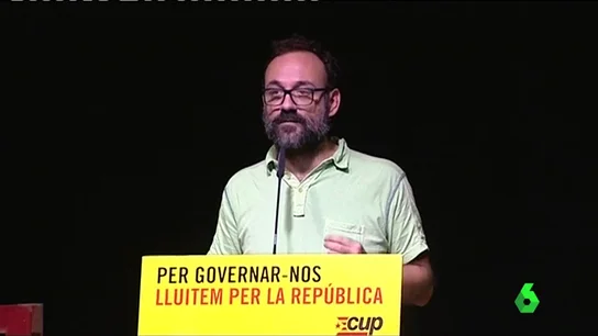 El diputado de la CUP Benet Salellas El diputado de la CUP Benet Salellas