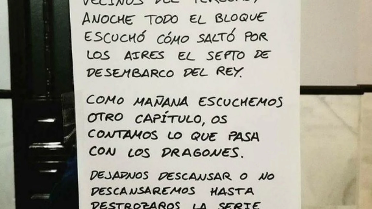 Nota de un vecino sobre Juego de Tronos Nota de un vecino sobre Juego de Tronos