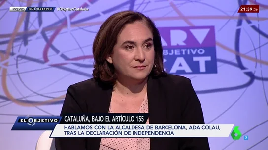La alcaldesa de Barcelona, Ada Colau La alcaldesa de Barcelona, Ada Colau