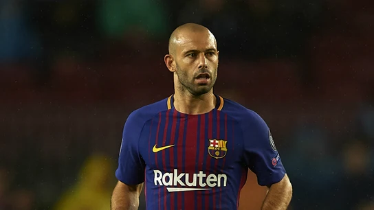 Mascherano, con el Barça Mascherano, con el Barça