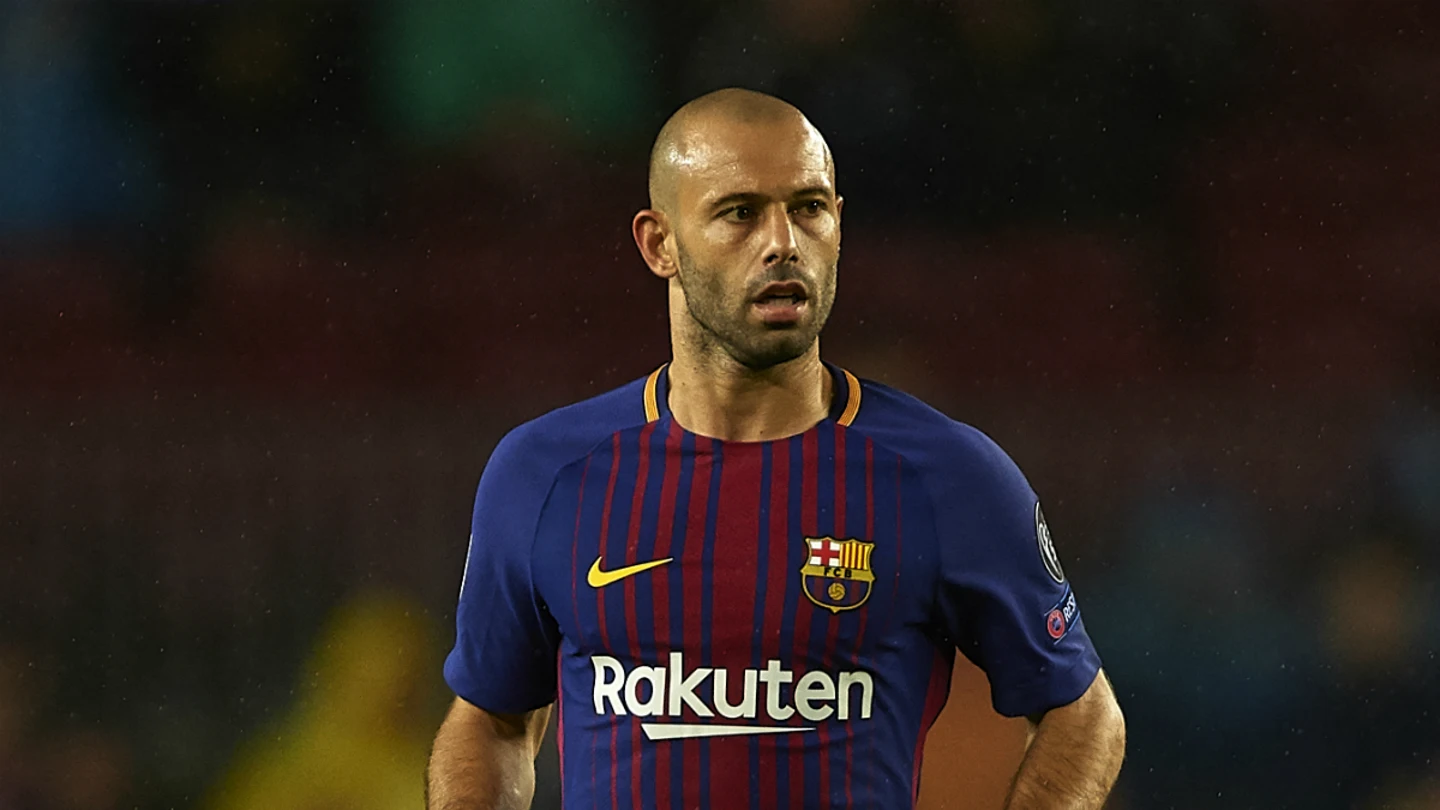 Mascherano, con el Barça Mascherano, con el Barça