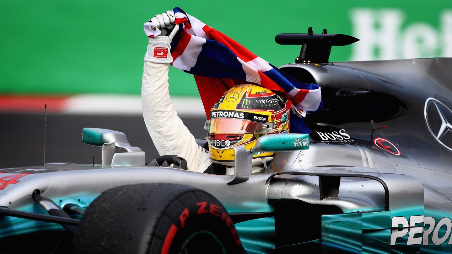 Lewis Hamilton celebra su tetracampeonato en M&eacute;xico