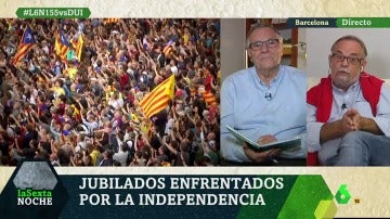 Los pensionistas, divididos ante la independencia de Cataluña