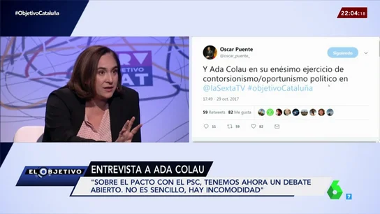 Ada Colau en El Objetivo Ada Colau en El Objetivo