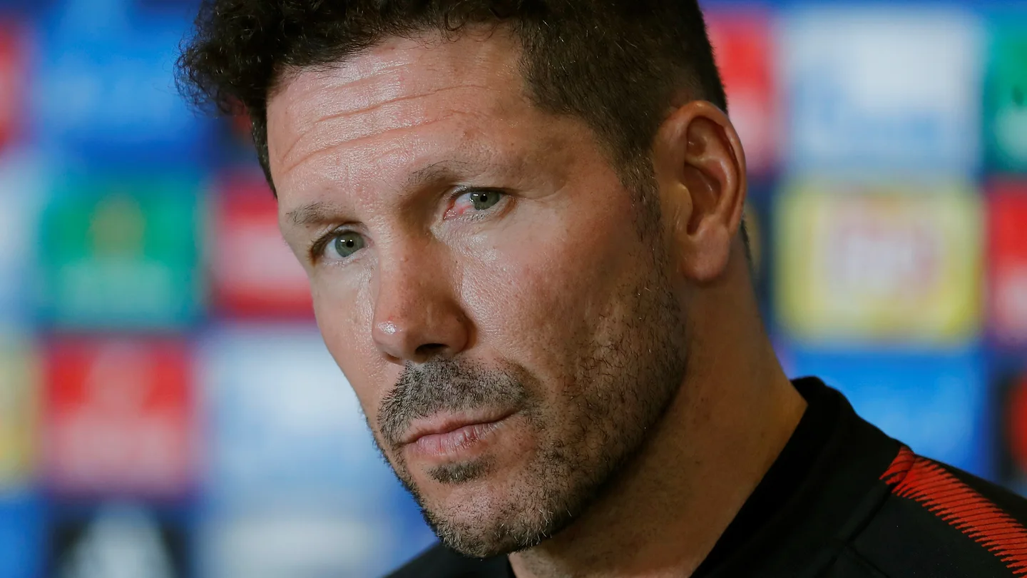 Simeone en rueda de prensa Simeone en rueda de prensa