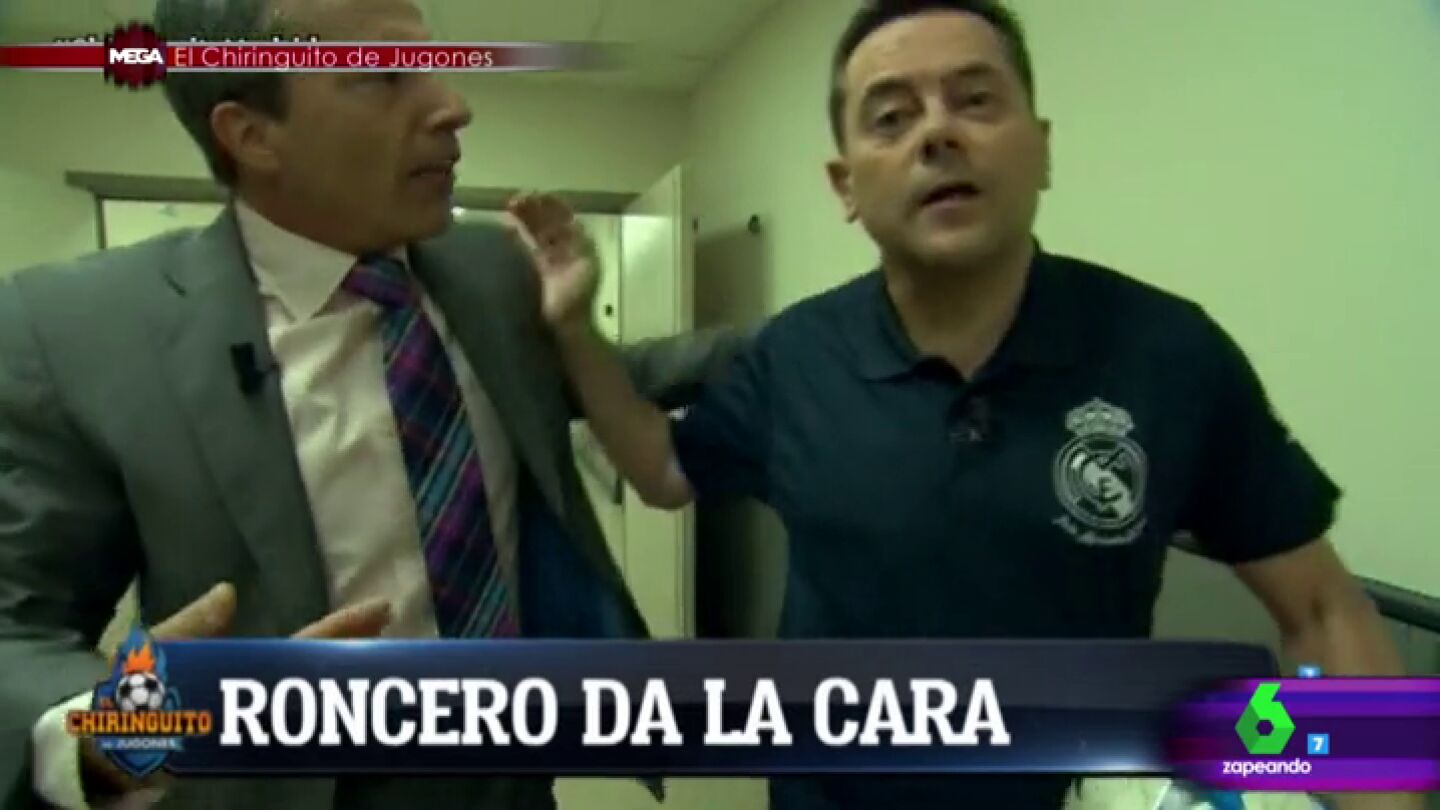 Crist&oacute;bal Soria con Tom&aacute;s Roncero
