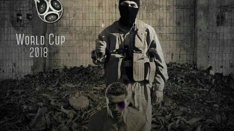 Cristiano Ronaldo, protagonista de un nuevo cartel amenazante de Daesh al Mundial Cristiano Ronaldo, protagonista de un nuevo cartel amenazante de Daesh al Mundial