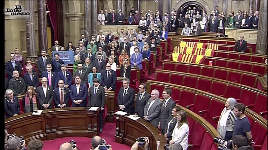 El Parlament catalán El Parlament catalán