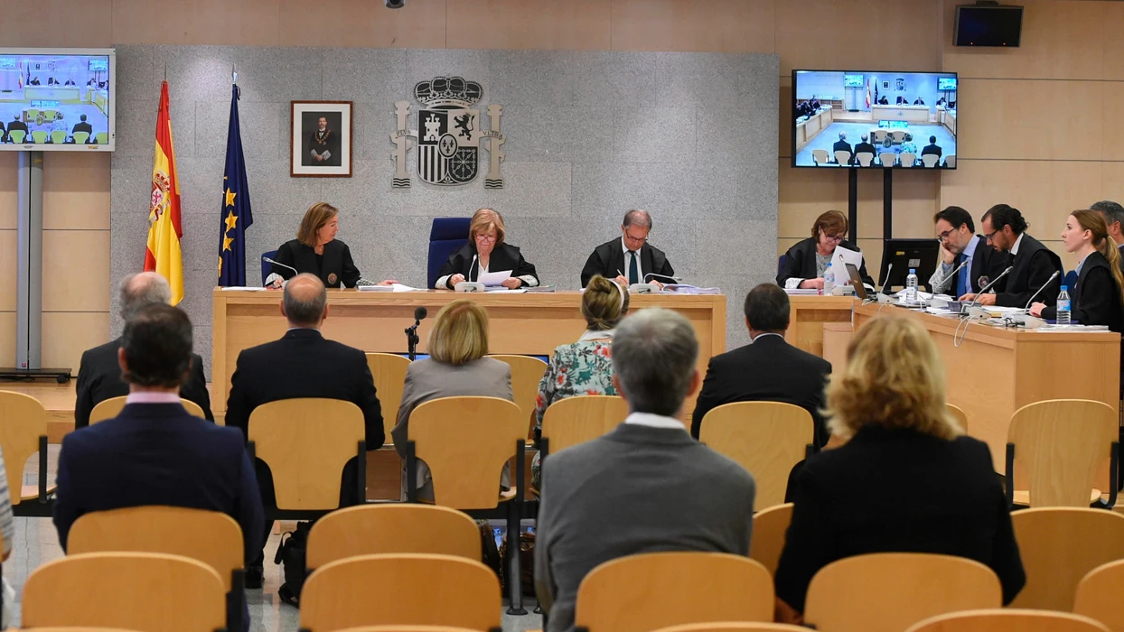 Vista del juicio en la Audiencia Nacional contra la antigua cúpula de Abengoa