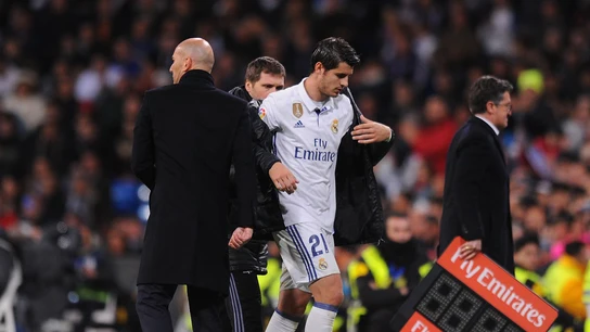 Álvaro Morata se retira del campo tras un partido del Real Madrid Álvaro Morata se retira del campo tras un partido del Real Madrid