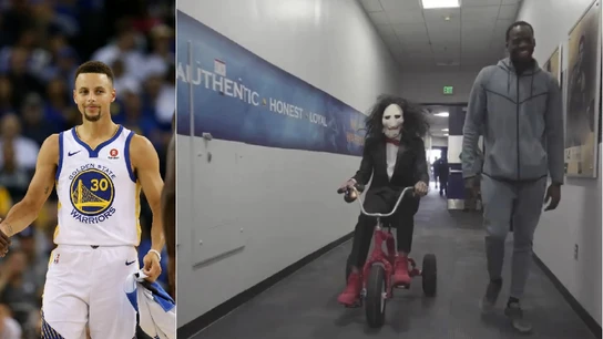 Stephen Curry y su disfraz de Halloween Stephen Curry y su disfraz de Halloween
