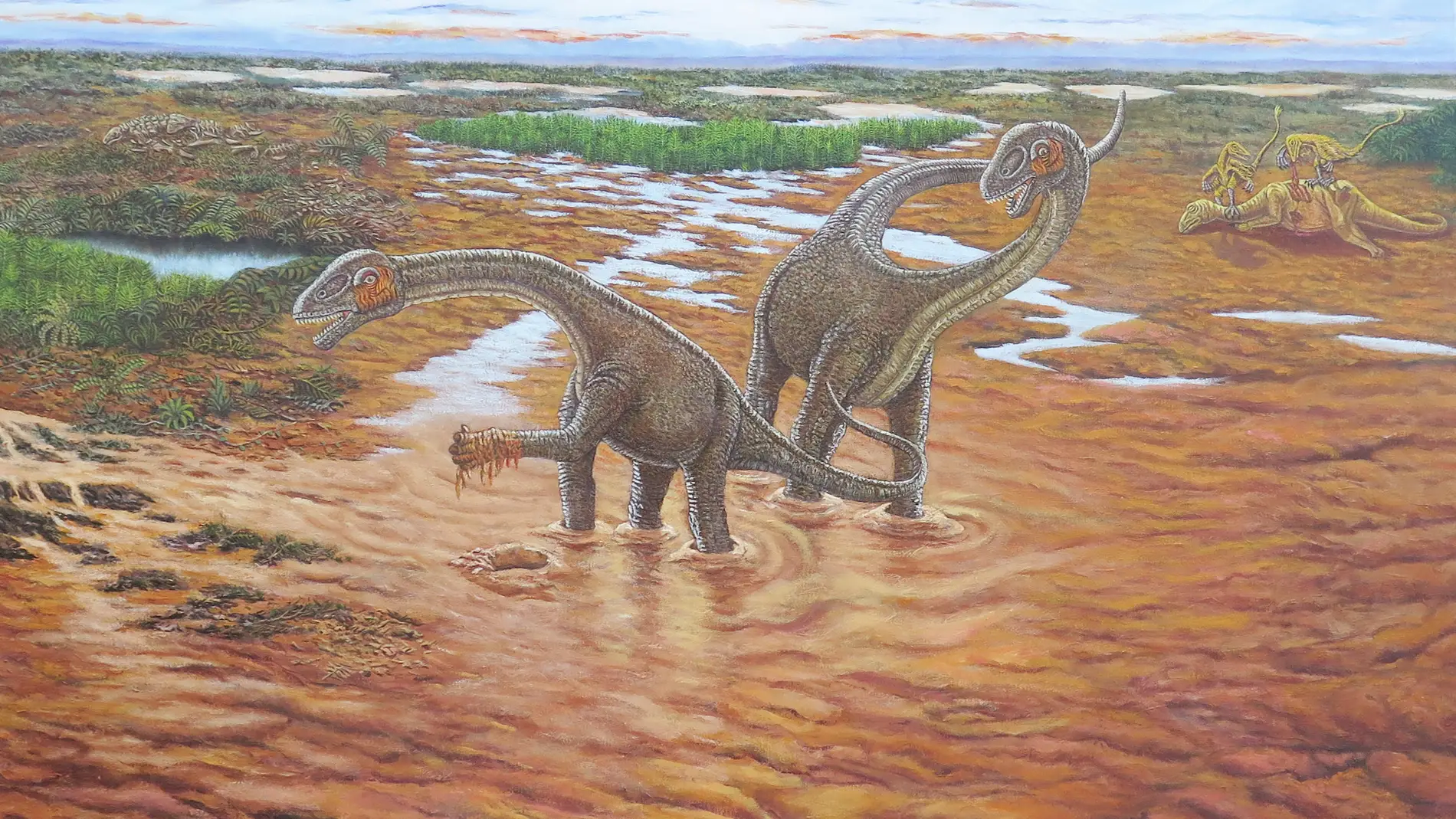 Reconstrucción del paisaje de Utah en el Cretácico Temprano
