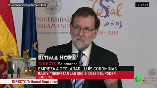 Mariano Rajoy ante los medios de comunicación Mariano Rajoy ante los medios de comunicación