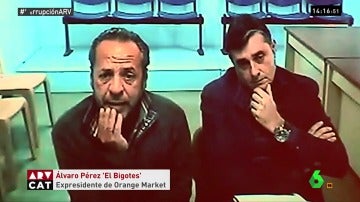 Álvaro Pérez El Bigotes durante el juicio de Gürtel