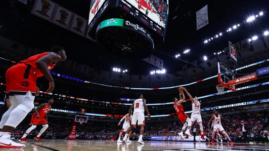 Vista general del United Center de Chicago Vista general del United Center de Chicago