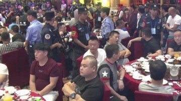 La banda mafiosa desmantelada en pleno banquete de boda en China