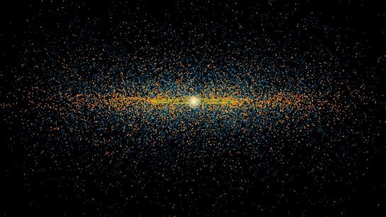 Recreaci&oacute;n del Sistema Solar