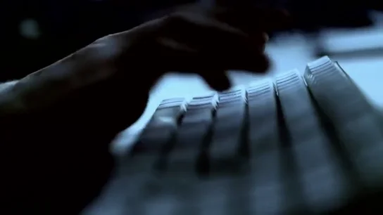 Imagen de una mano tecleando Imagen de una mano tecleando
