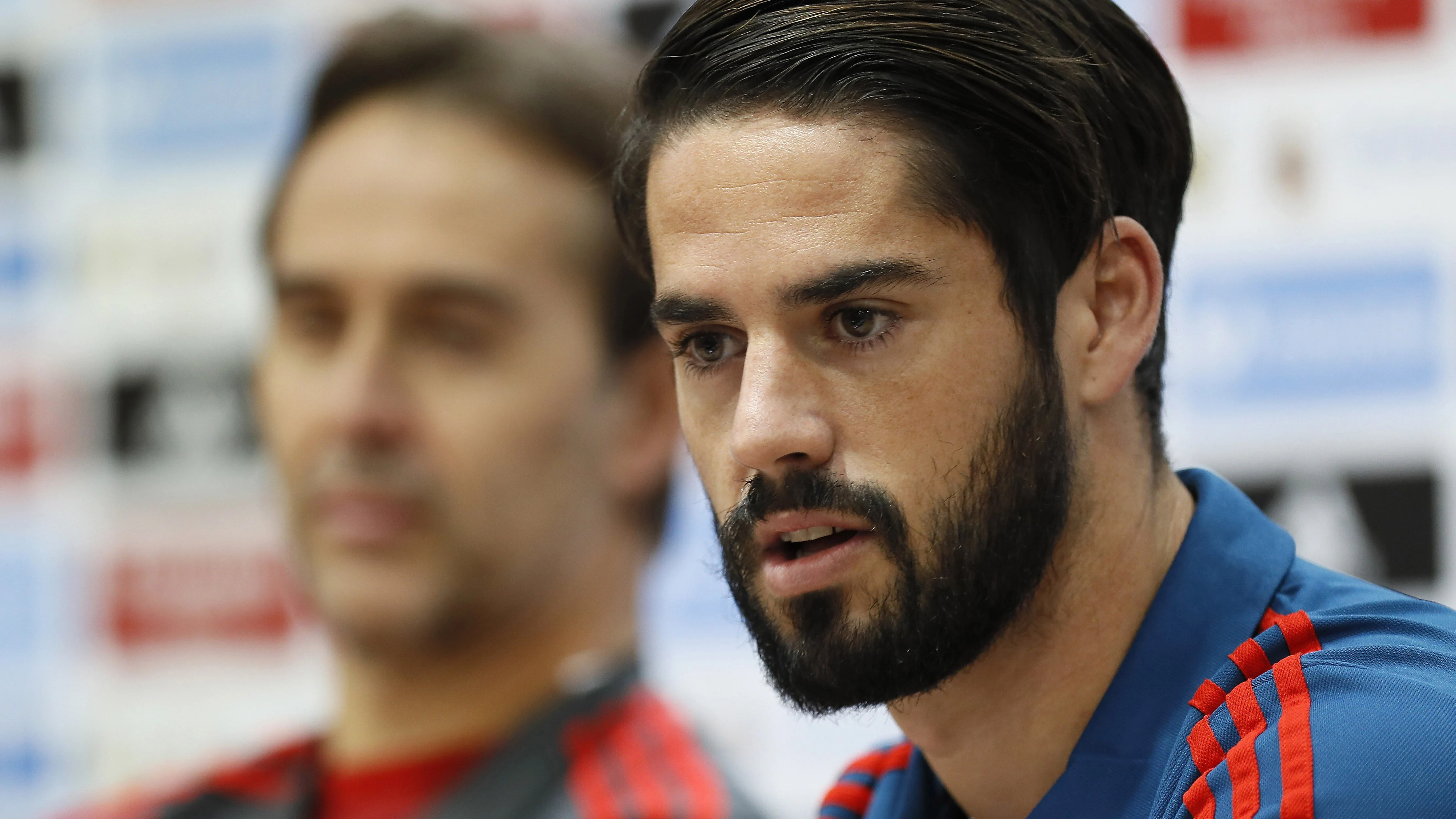 Isco Alarcón, en rueda de prensa