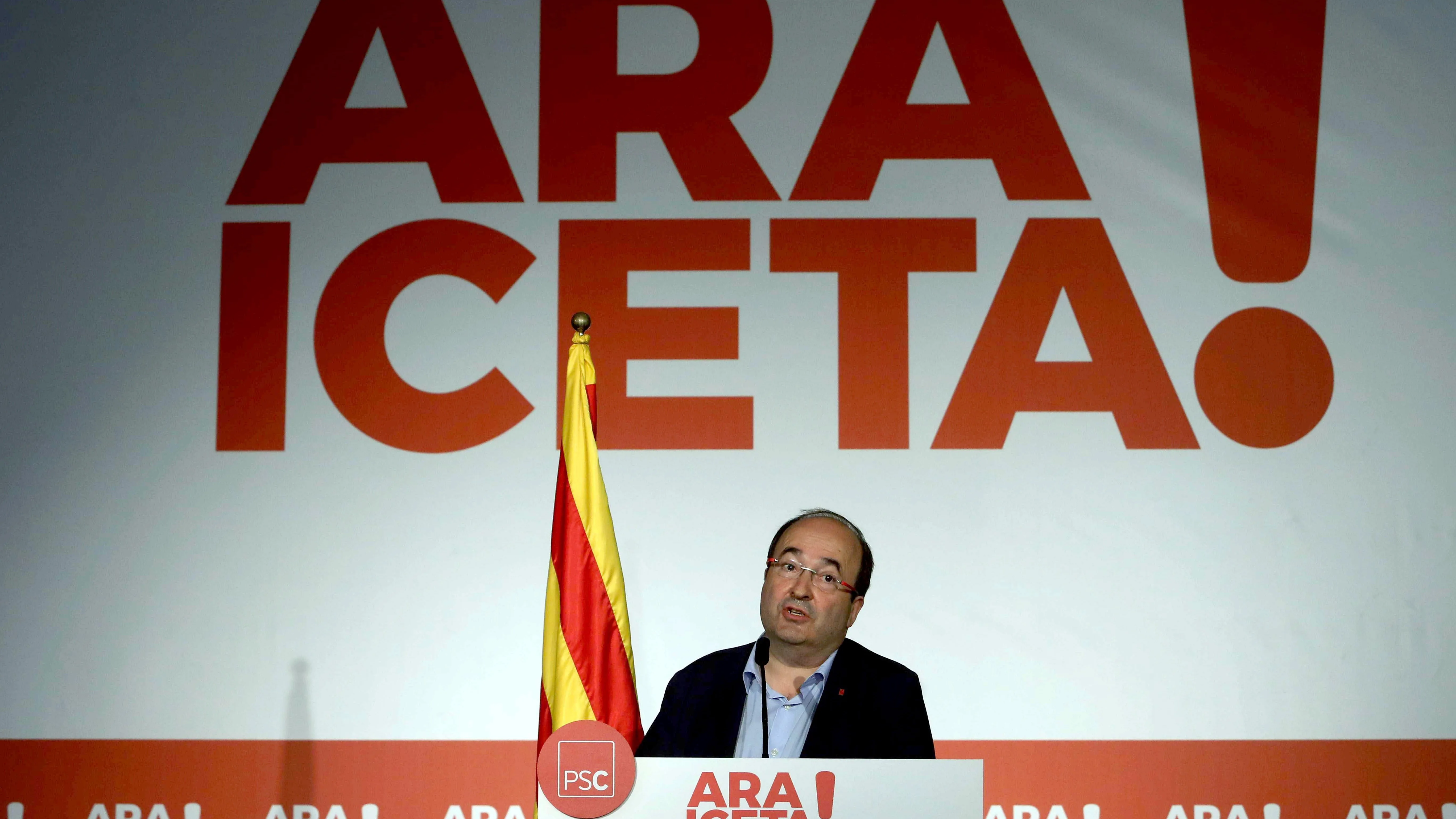 El primer secretario del PSC, Miquel Iceta