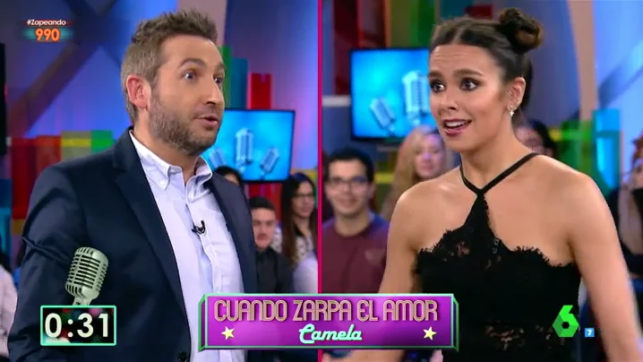 Cantando a lo "chu, chu" y "cri, cri", de esta forma han tenido que adivinar canciones Nene y Pedroche Cantando a lo "chu, chu" y "cri, cri", de esta forma han tenido que adivinar canciones Nene y Pedroche