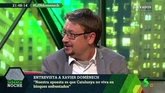 Xavier Domènech en laSexta Noche Xavier Domènech en laSexta Noche