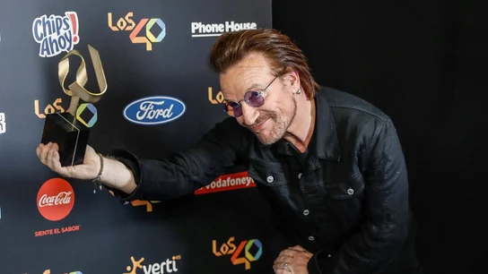 Bono en la entrega de premios de Los40 en Madrid Bono en la entrega de premios de Los40 en Madrid