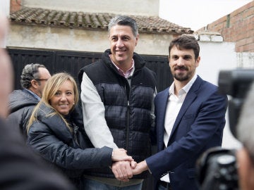 Xavier García Albiol en un acto para presentar a la cabeza de lista por Lleida el 21D, Marisa Xandri, junto a Dante Pérez Xavier García Albiol en un acto para presentar a la cabeza de lista por Lleida el 21D, Marisa Xandri, junto a Dante Pérez