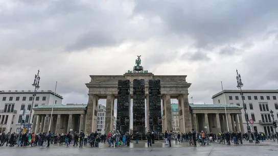 Monumento en Berlín para protestar por la guerra de Siria Monumento en Berlín para protestar por la guerra de Siria