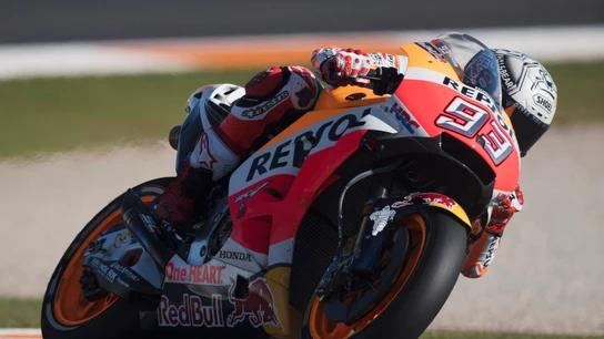 Marc Márquez, en el circuito de Cheste Marc Márquez, en el circuito de Cheste
