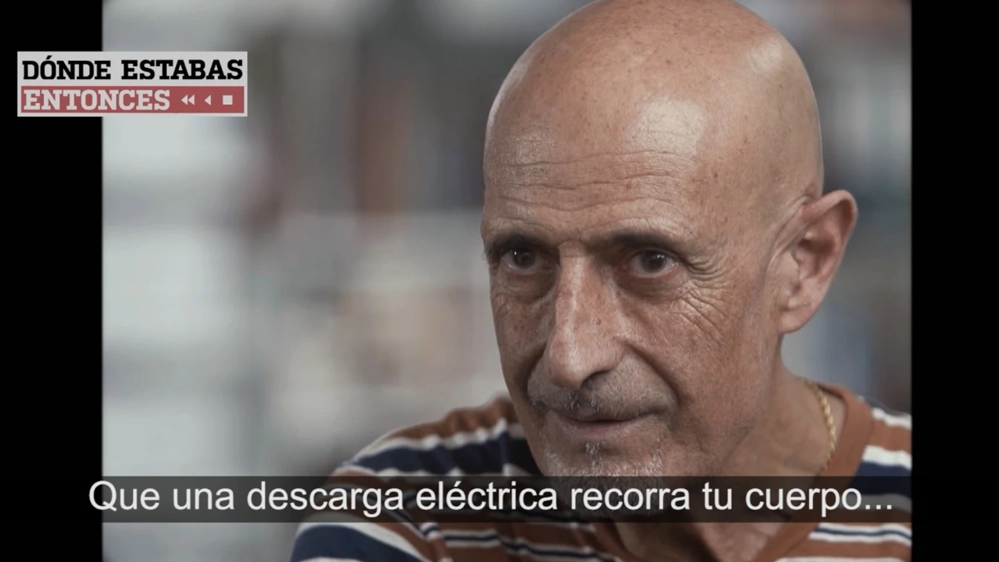 Hombre al que le aplicaron descargas eléctricas Hombre al que le aplicaron descargas eléctricas