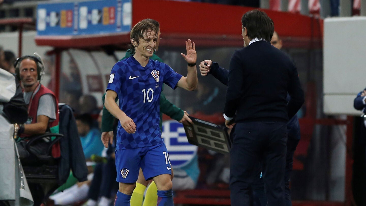 Modric, feliz tras lograr el billete al Mundial de Rusia