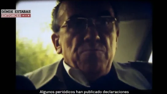 Santiago Carrillo en una entrevista clandestina a una televisión sueca en 1977 Santiago Carrillo en una entrevista clandestina a una televisión sueca en 1977