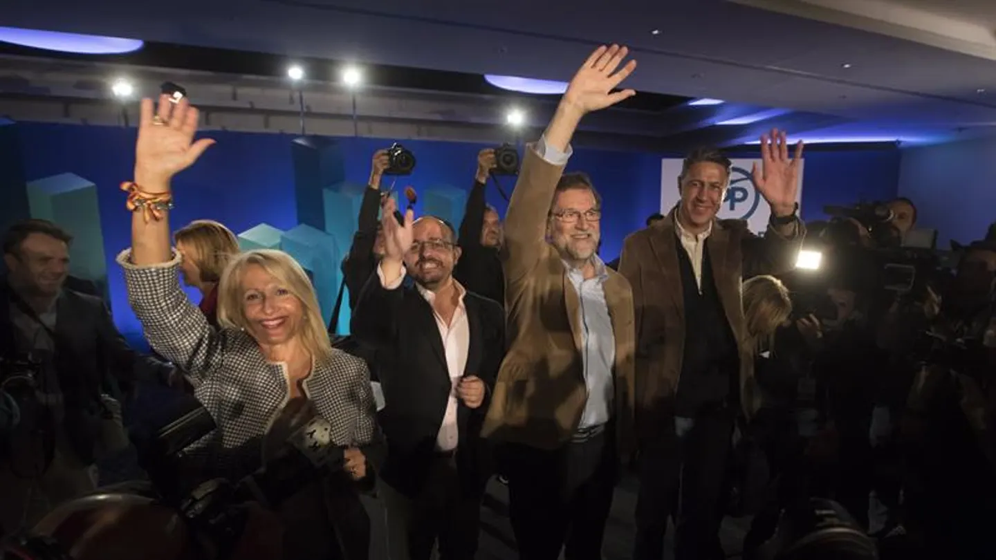 El presidente del Gobierno y del Partido Popular, Mariano Rajoy, en Cataluña El presidente del Gobierno y del Partido Popular, Mariano Rajoy, en Cataluña