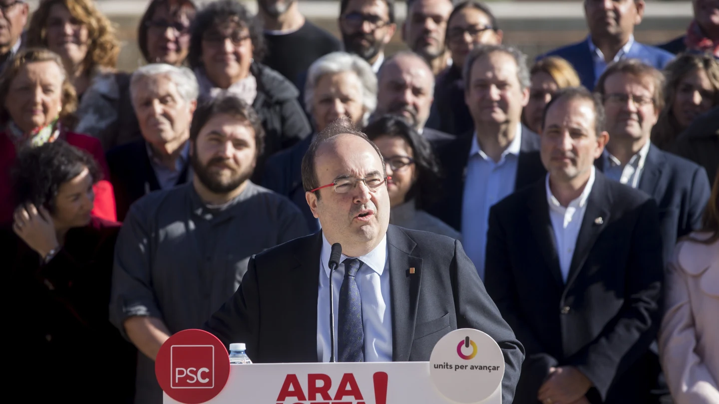 El primer secretario del PSC y candidato a la presidencia de la Generalitat de Cataluña, Miquel Iceta El primer secretario del PSC y candidato a la presidencia de la Generalitat de Cataluña, Miquel Iceta