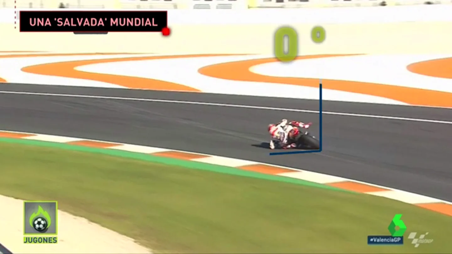 LA INCREÍBLE 'SALVADA' DE MÁRQUEZ LA INCREÍBLE 'SALVADA' DE MÁRQUEZ