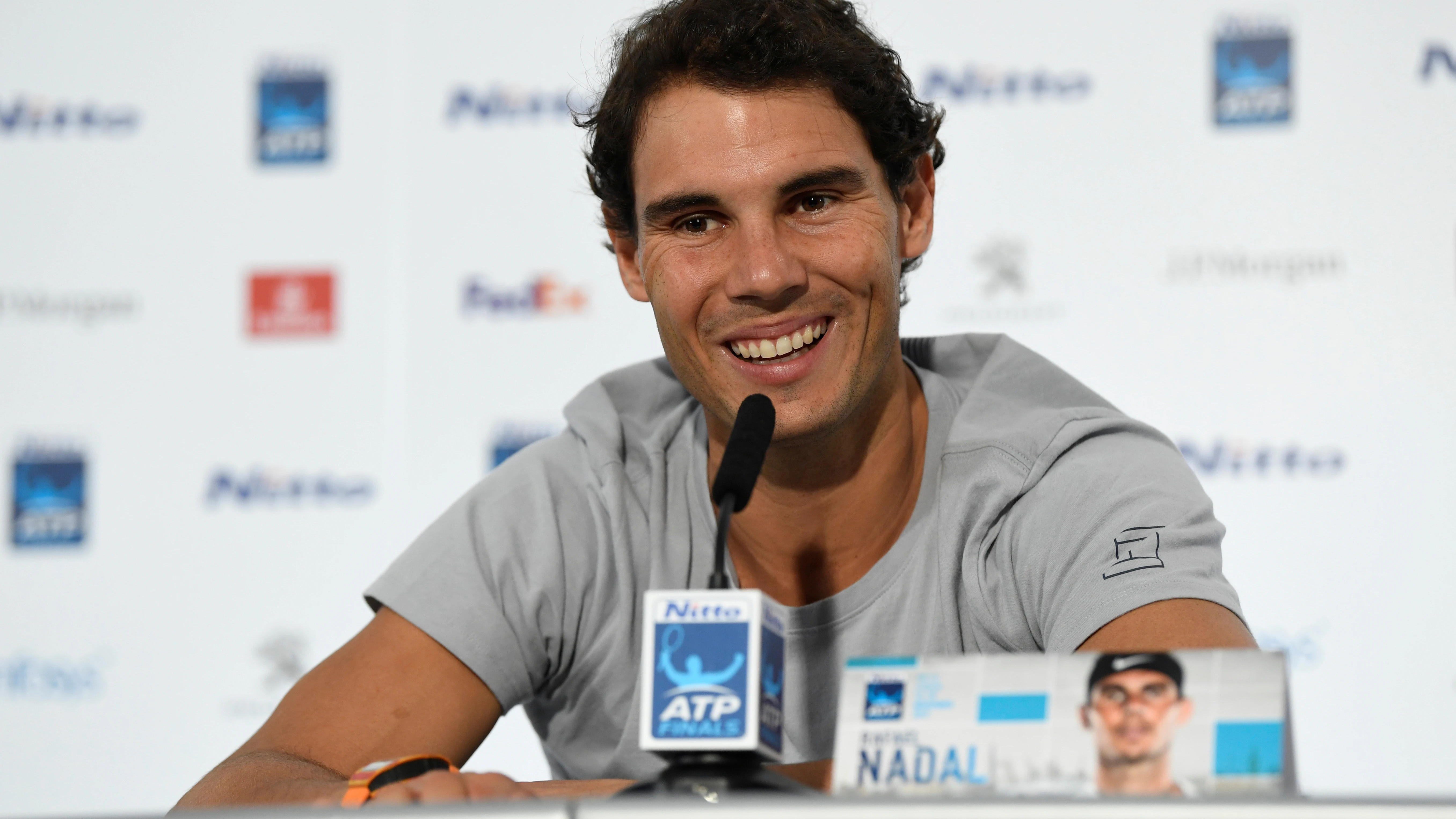 Nadal, durante una rueda de prensa