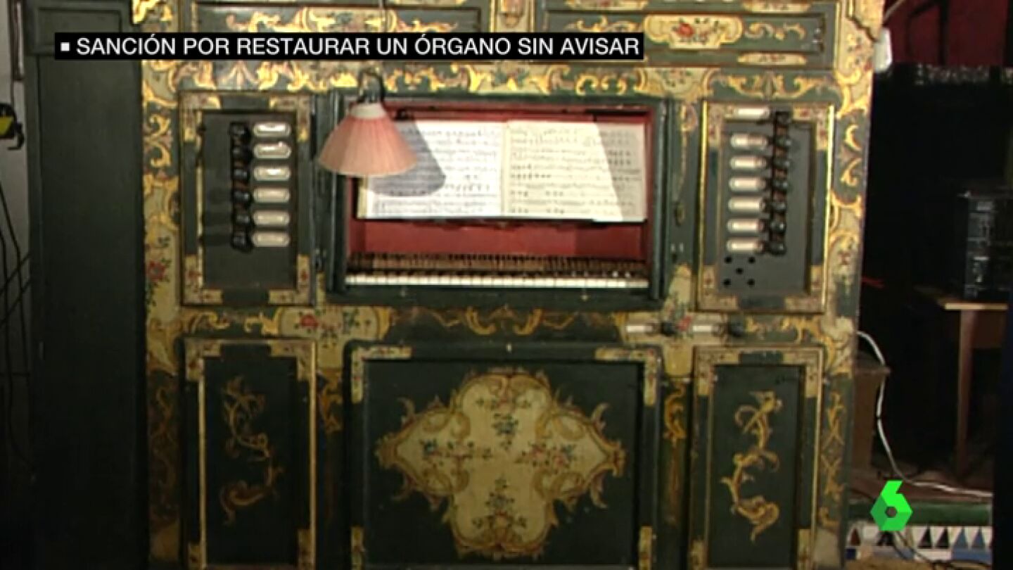El &oacute;rgano que mandaron a reparar las monjas