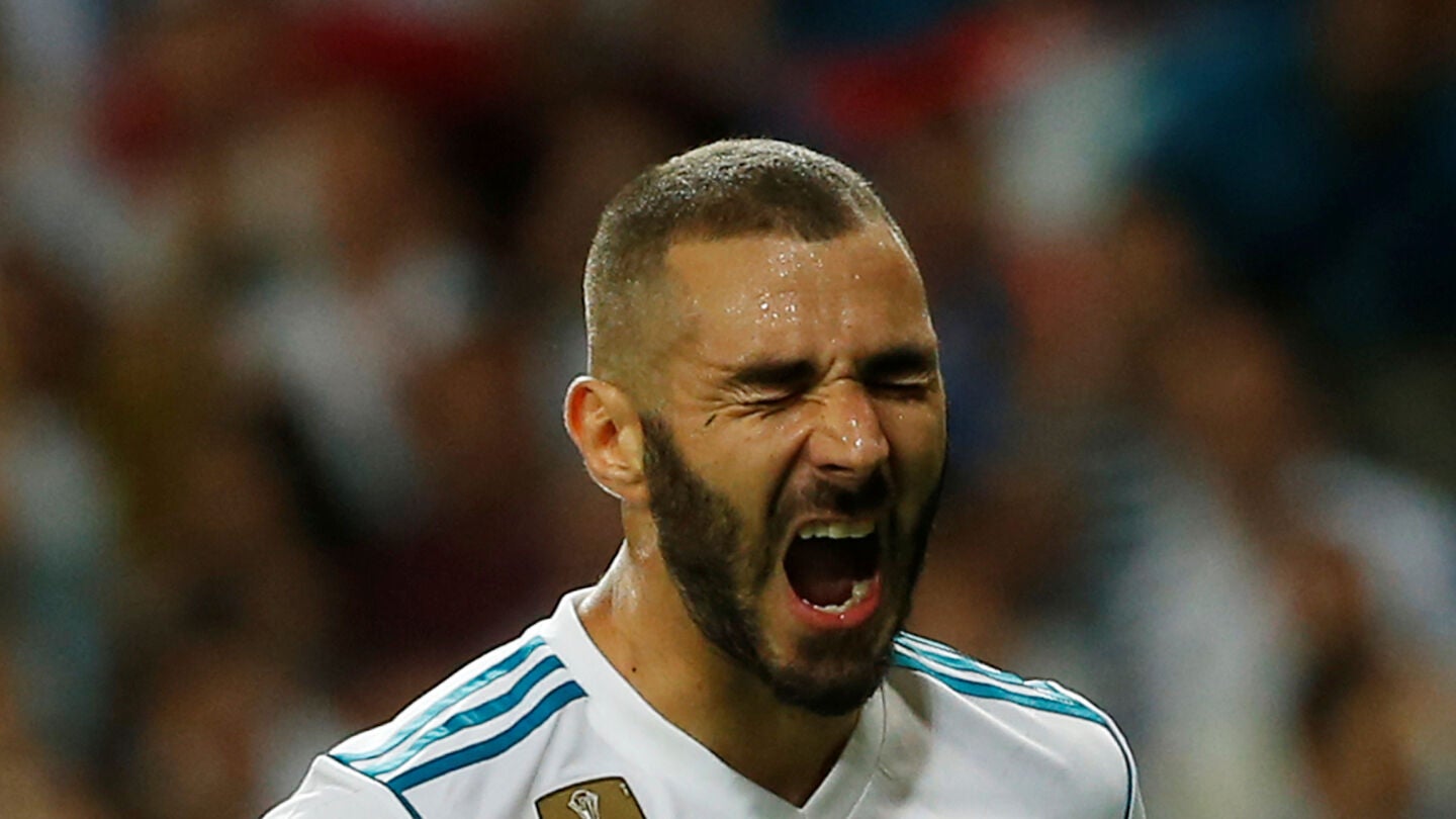 Benzema, con el Real Madrid