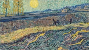  'Laboureur dans un champ' de Van Gogh