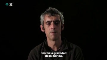 El hombre que perdió la visión de un ojo el 1 de octubre, Roger Español