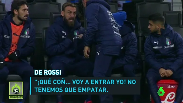 De Rossi explotó en el banquillo: "Que salga otro. Tenemos que ganar, no empatar" De Rossi explotó en el banquillo: "Que salga otro. Tenemos que ganar, no empatar"