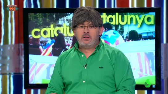 Miki Nadal haciendo de Puigdemont El doble del doble de Puigdemont