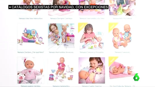 "Las niñas de rosa y los niños de azul": vuelve la polémica sobre el machismo en los catálogos de juguetes de navidad "Las niñas de rosa y los niños de azul": vuelve la polémica sobre el machismo en los catálogos de juguetes de navidad